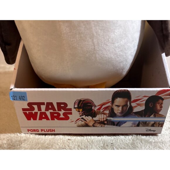 Star Wars Porg Plush Toy By Disney In Original Box 12" Collectible - Picture 2 of 5